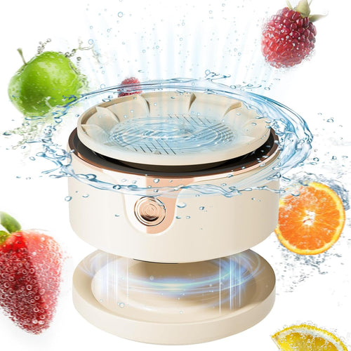 Fruit and Vegetable Washing Machine, Upgrade Titanium Electrolysis Purification Fruit Cleaner Device Waterproof Fruit and Vegetable Purifier Clean Fresh