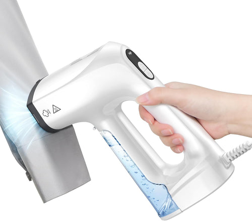 Vacuum Steamer for Clothes, 3500Pa Suction Clothes Steamer Handheld, 2-in-1 Steamer&Iron Garment Steamer, 3 Modes& 360° Leak-proof