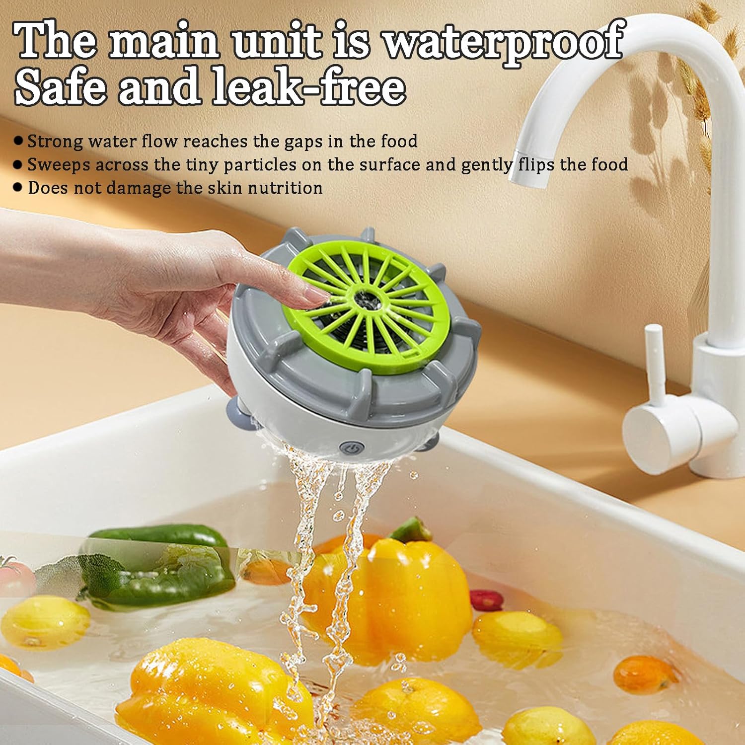 Fruit and Vegetable Wash, Efficient Portable Fruit and Vegetable Washers,Fruit and Vegetable Cleaning Machines,Automatic Washer Spinner Machine