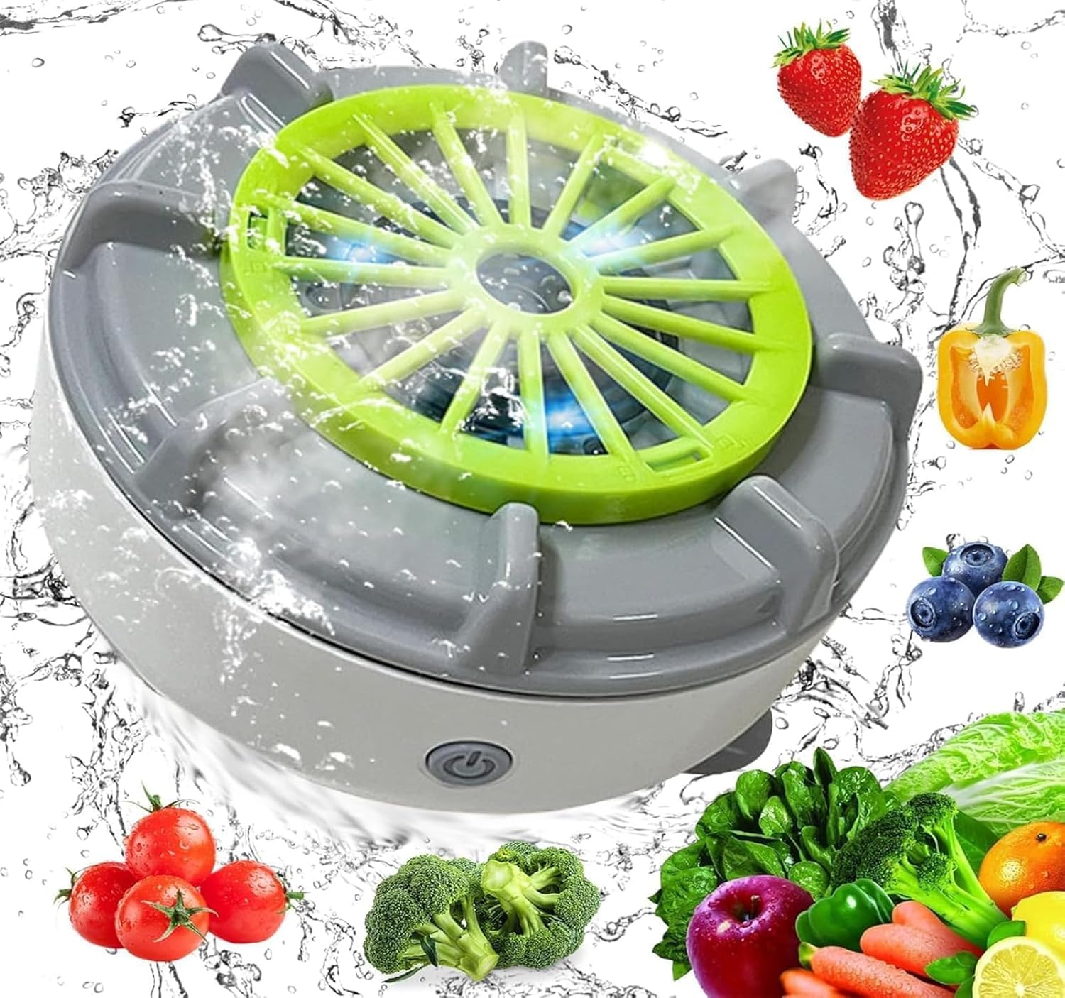 Fruit and Vegetable Wash, Efficient Portable Fruit and Vegetable Washers,Fruit and Vegetable Cleaning Machines,Automatic Washer Spinner Machine